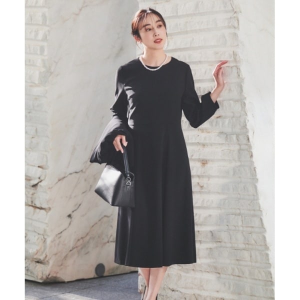 アンタイトル（UNTITLED）/【通勤】フレアワンピース