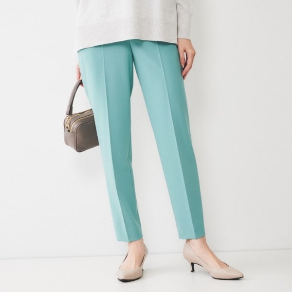 アンタイトル（UNTITLED）/【後ろウエストゴムきれいめ】ストレッチテーパードパンツの通販は