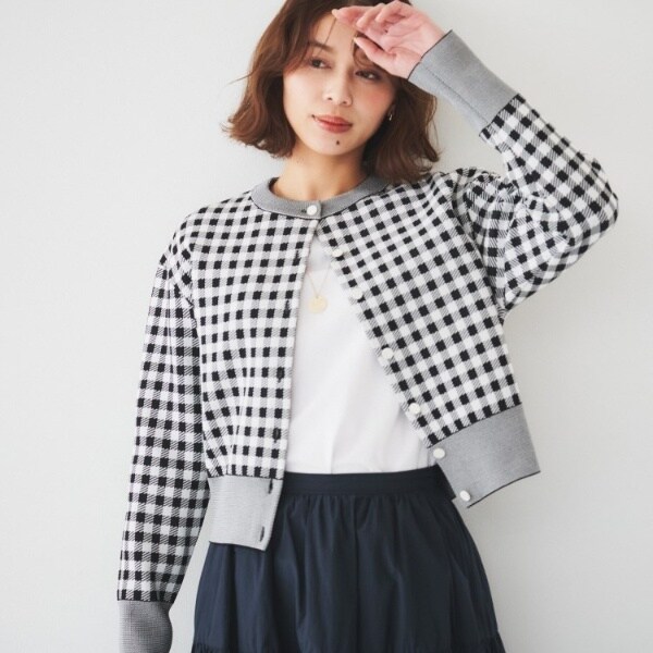 アンタイトル（UNTITLED）/【セットアップ可能】スポンディッシュ カーディガン