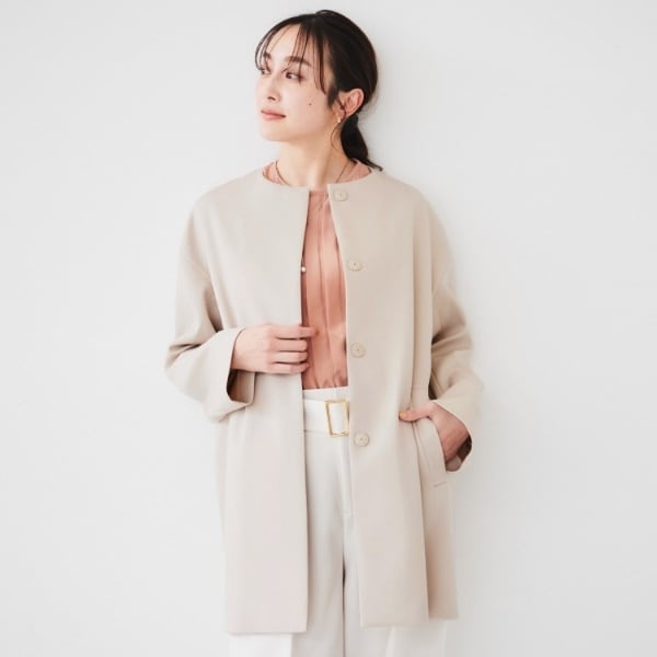 アンタイトル（UNTITLED）/ダブルクロス ノーカラーコート