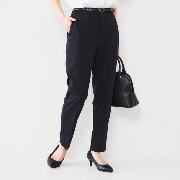 アンタイトル（UNTITLED）/【通勤スーツ】コットン混ジャージ テーパードパンツ