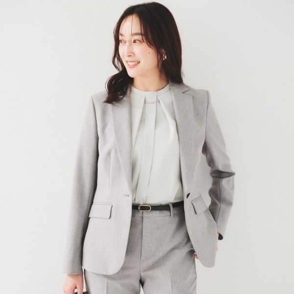 アンタイトル（UNTITLED）/【セットアップ可能】リネンライク テーラードジャケット