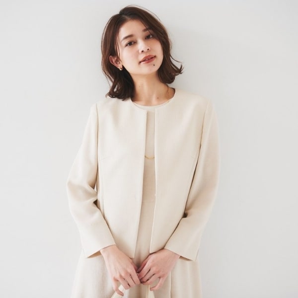 アンタイトル（UNTITLED）/【セットアップ可短丈】ドライタッチジャケット