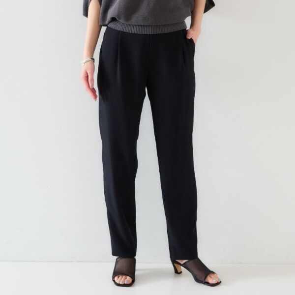 アンタイトル（UNTITLED）/【オンオフストレッチ】ツイルテーパードパンツ