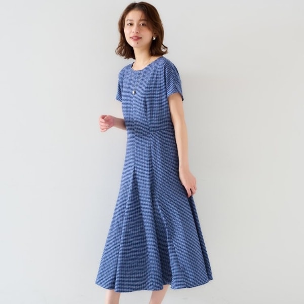WAAC】Women Denim-like Pleats Skort /追跡付