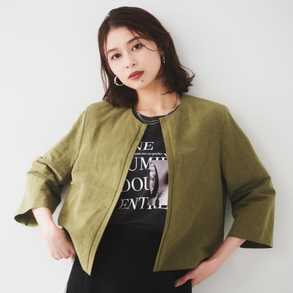 アンタイトル（UNTITLED）/【短丈オンオフきれいめ】タイプライタージャケット