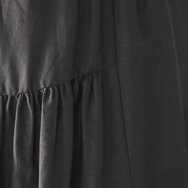 アンタイトル（UNTITLED）/綿シルク変形ティアードスカートの通販はau