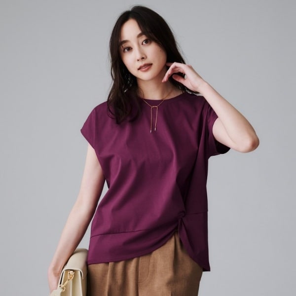 アンタイトル（UNTITLED）/【洗えるTシャツ】ツイストプルオーバー_12