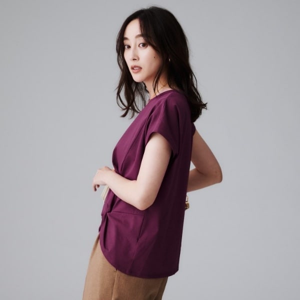 アンタイトル（UNTITLED）/【洗えるTシャツ】ツイストプルオーバー_13