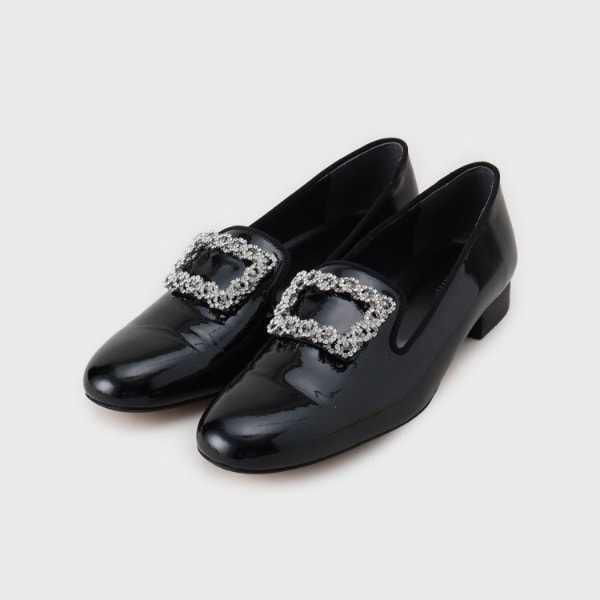 アンタイトル（UNTITLED）/ビジュー付きオペラシューズ