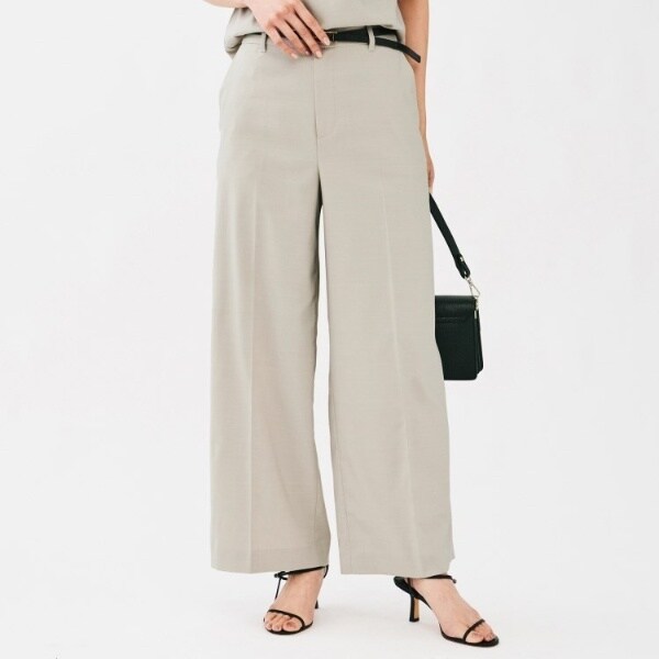 アンタイトル（UNTITLED）/リネンライク ワイドパンツ