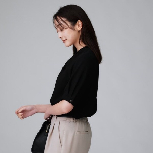 ブラウス シャツ レースキャミ付カフタンブラウス レディース 中古