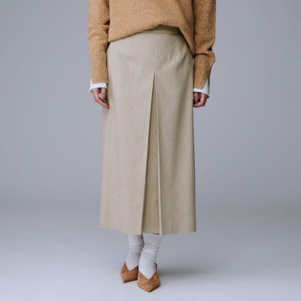 アンタイトル（UNTITLED）/【ミディ丈シーズンレスウエスト後ろゴム