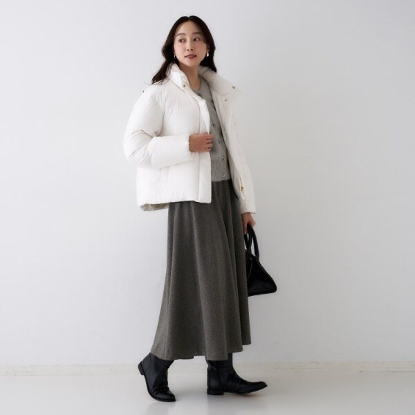 アンタイトル（UNTITLED）/【トレンド撥水機能防寒】ショートダウンコート