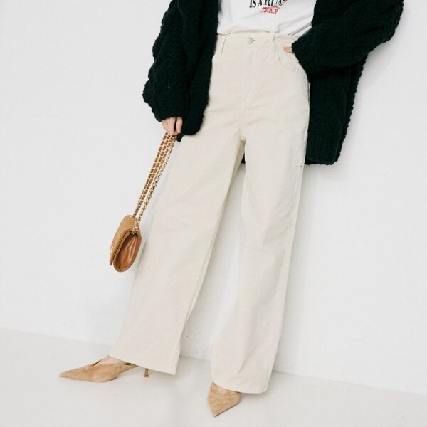 アンタイトル（UNTITLED）/【 Healthy DENIM 】Pink Pepper ワイドストレートコーディロイパンツ 13,728円