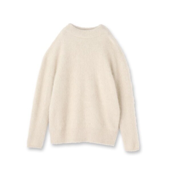 アンタイトル（UNTITLED）/【大人な品格ふわふわニット】フォックスカシミヤ コクーンニット_4