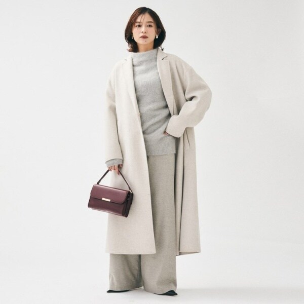 アンタイトル（UNTITLED）/【大人な品格ふわふわニット】フォックスカシミヤ コクーンニット_7