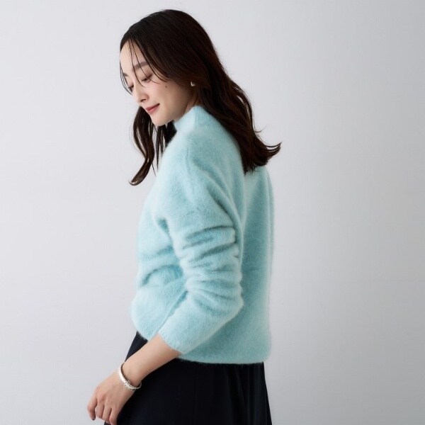 アンタイトル（UNTITLED）/【大人な品格ふわふわニット】フォックスカシミヤ コクーンニット_11