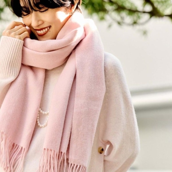 アンタイトル（UNTITLED）/【ウォッシャブル】ウールカシミヤストール