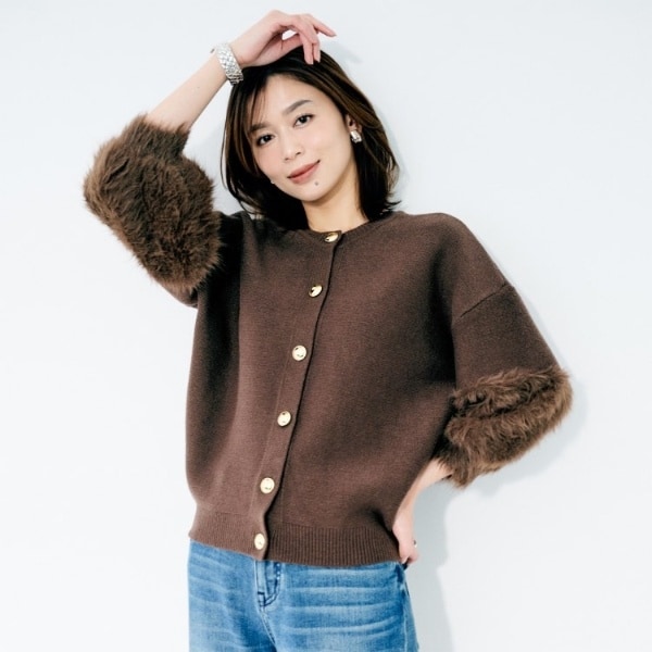 【NEW】アンタイトル（UNTITLED）/【TORRAZZO DONNA】ファースリーブ2wayプルオーバー