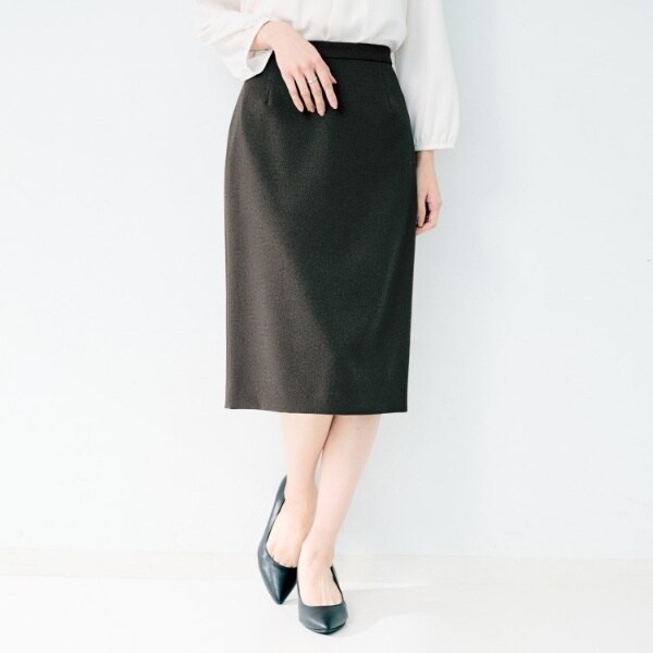 【NEW】アンタイトル（UNTITLED）/杢調タイトスカート