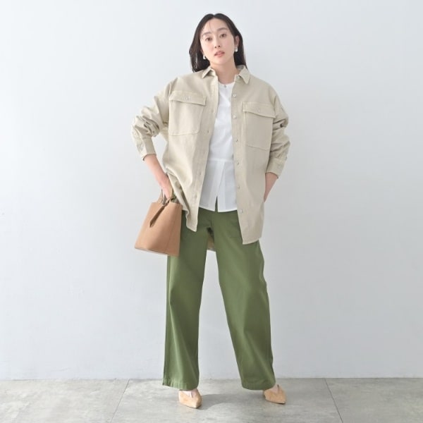 アンタイトル（UNTITLED）/【Healthy DENIM】Almond（アーモンド）ビッグシャツ_5