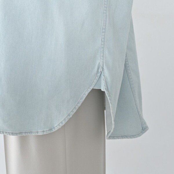 アンタイトル（UNTITLED）/【Healthy DENIM】Almond（アーモンド）ビッグシャツ_17