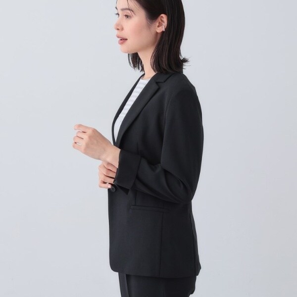 インディヴィ スーツ セール】【洗える／UVケア／スーツ】ストレッチ