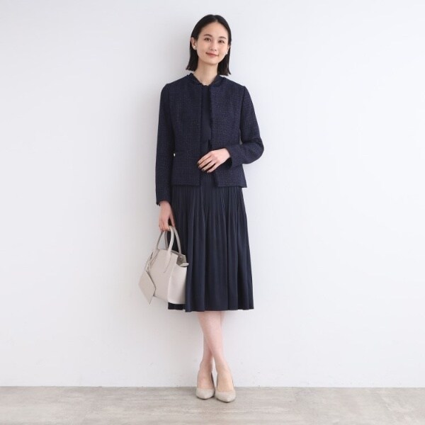 インディヴィ（INDIVI）/【日本製／セレモニー／SETUP可能】オリジナルツィードジャケットの通販は