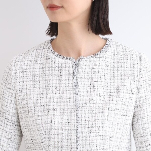 インディヴィ（INDIVI）/【日本製／セレモニー／SETUP可能】オリジナルツィードジャケットの通販は