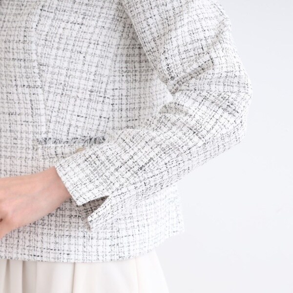 インディヴィ（INDIVI）/【日本製／セレモニー／SETUP可能】オリジナルツィードジャケットの通販は