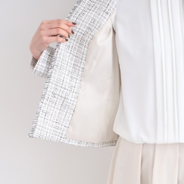 インディヴィ（INDIVI）/【日本製／セレモニー／SETUP可能】オリジナルツィードジャケットの通販は