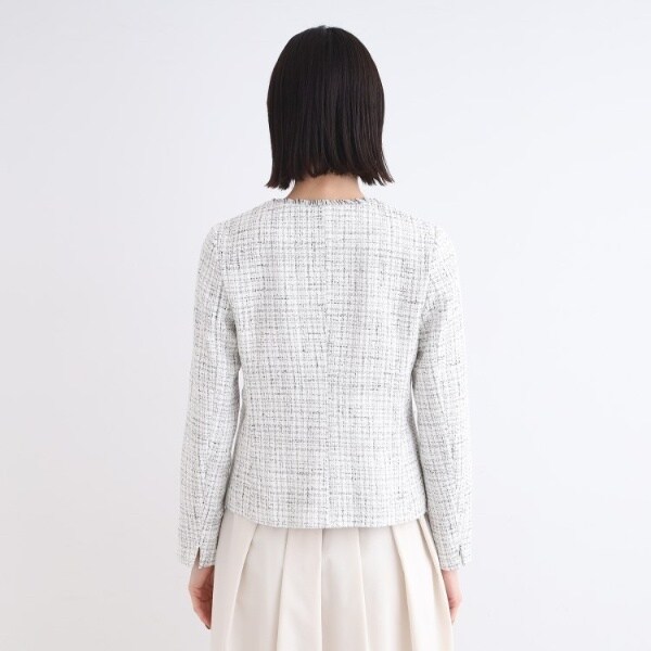 インディヴィ（INDIVI）/【日本製／セレモニー／SETUP可能】オリジナルツィードジャケットの通販は