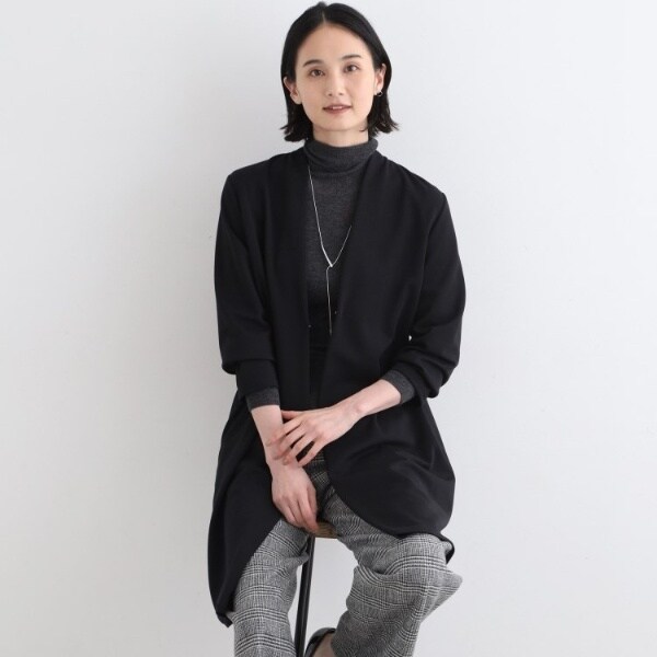 インディヴィ（INDIVI）/【洗える日本製】カットソーロングカーディガンジャケットの通販は