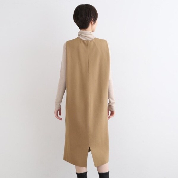 インディヴィ（INDIVI）/【伸縮性◎】ニットジャンパードレス