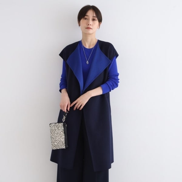 インディヴィ（INDIVI）/【ウール混／トレンド】リバージレコートの通販は