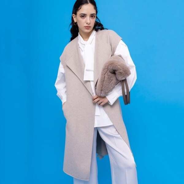 インディヴィ（INDIVI）/【ウール混／トレンド】リバージレコートの通販は