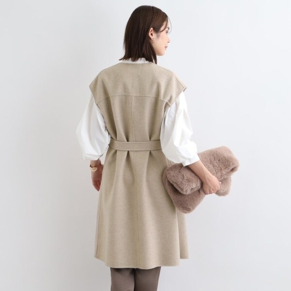 インディヴィ（INDIVI）/【ウール混／トレンド】リバージレコートの通販は