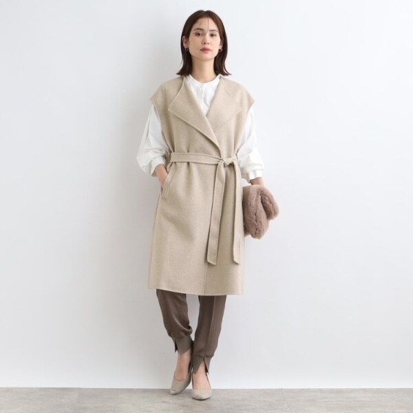 インディヴィ（INDIVI）/【ウール混／トレンド】リバージレコートの通販は