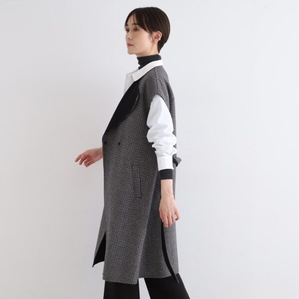 インディヴィ（INDIVI）/【ウール混／トレンド】リバージレコートの通販は