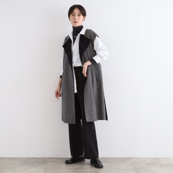 インディヴィ（INDIVI）/【ウール混／トレンド】リバージレコートの通販は