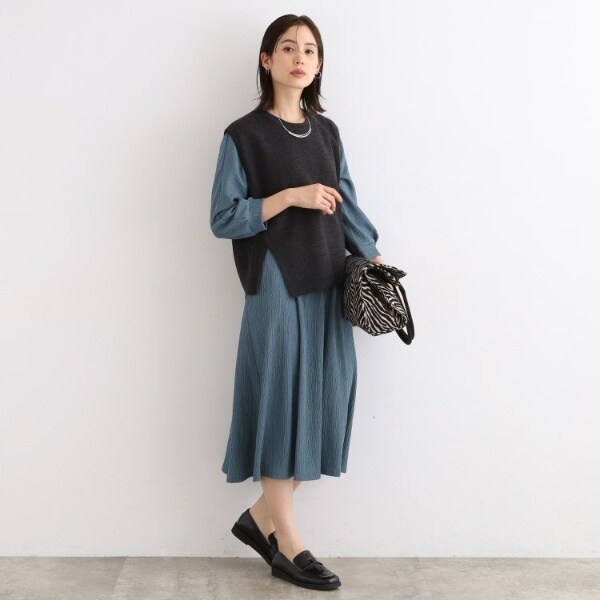 インディヴィ（INDIVI）/【洗えるUVケアSETUP可能】ナローフレア