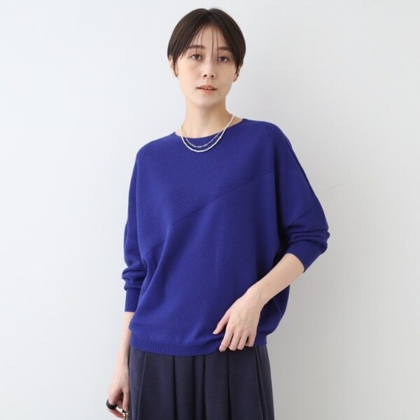 インディヴィ（INDIVI）/【洗える／ウール混／無縫製】美シルエットニットの通販は 7,480円