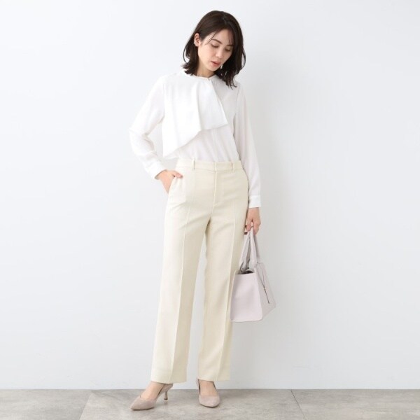 インディヴィ（INDIVI）/春SALE！【洗える／スーツ】ストレートラインパンツ その他スーツ