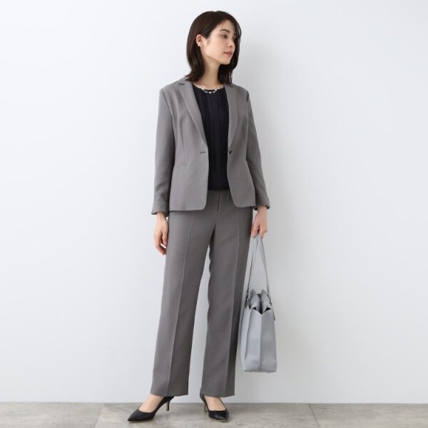 インディヴィ（INDIVI）/春SALE！【洗える／スーツ】ストレートラインパンツ その他スーツ