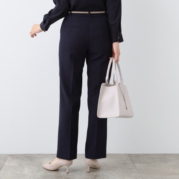 インディヴィ（INDIVI）/春SALE！【洗える／スーツ】ストレートラインパンツ その他スーツ