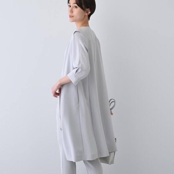 インディヴィ（INDIVI）/【着る日傘遮熱UVケア】ロングジレジャケット_4
