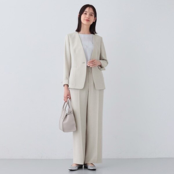 インディヴィ（INDIVI）/【日本製／SETUP可能】トリアセテート混ノー