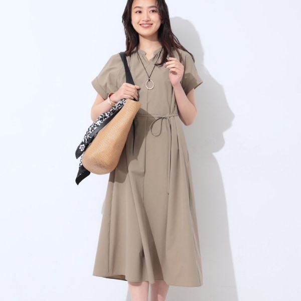 インディヴィ（INDIVI）/【通気性◎撥水／UV／接触冷感】アクティブワンピース