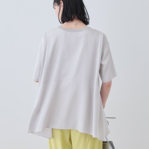 インディヴィ（INDIVI）/【バックシャン】デザインTブラウス_15